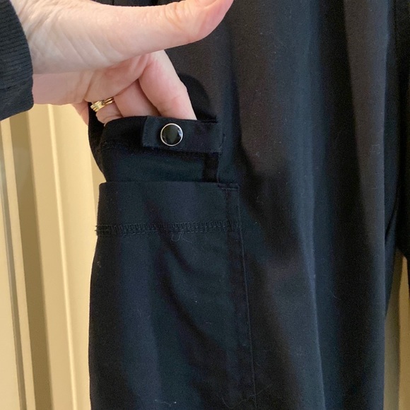 Black Scrub Set by Med Couture Brand.  EUC! - Picture 7 of 16